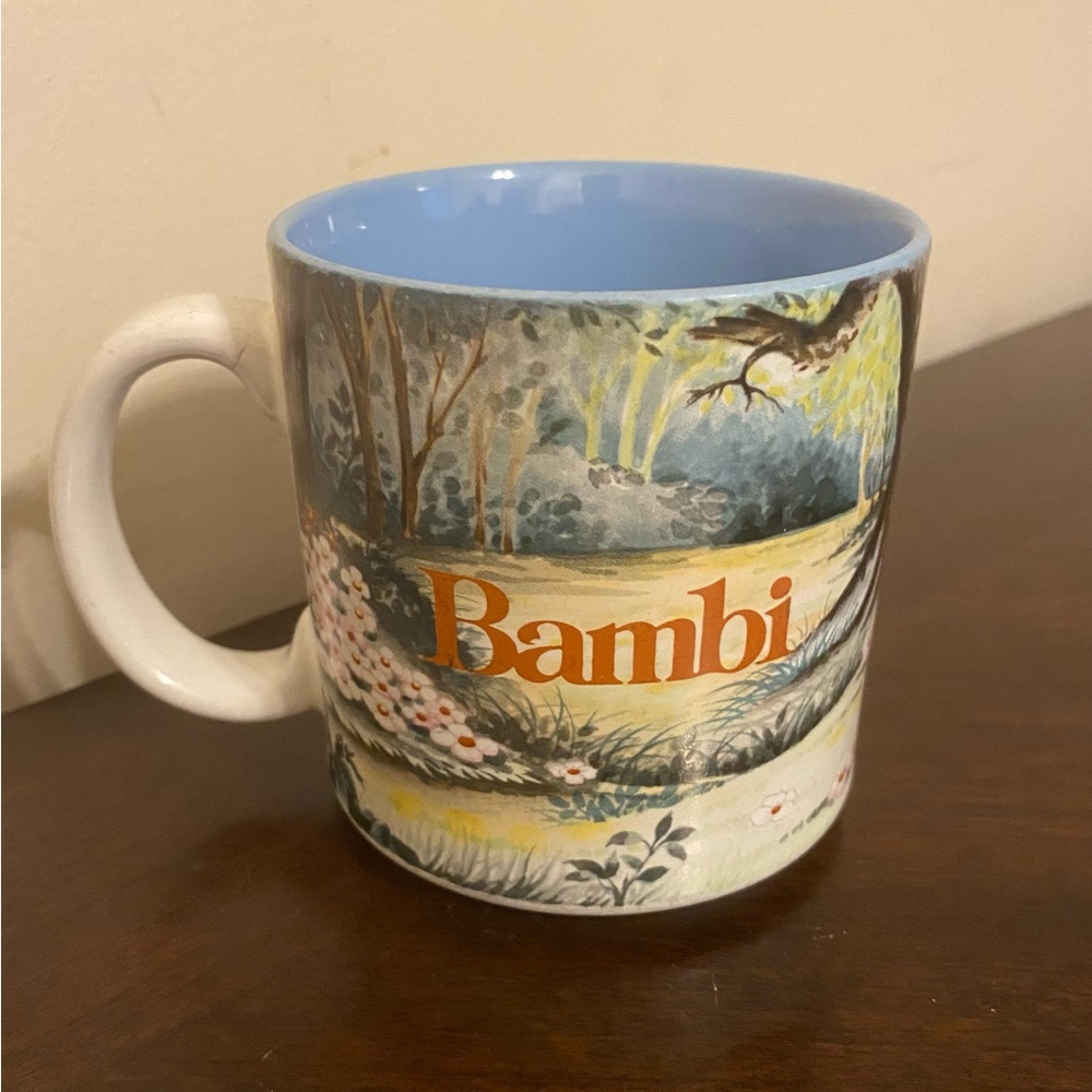 VTG 1990s‎ Made in Japan Walt Disney Bambi Thumper Painted Coffee Mug